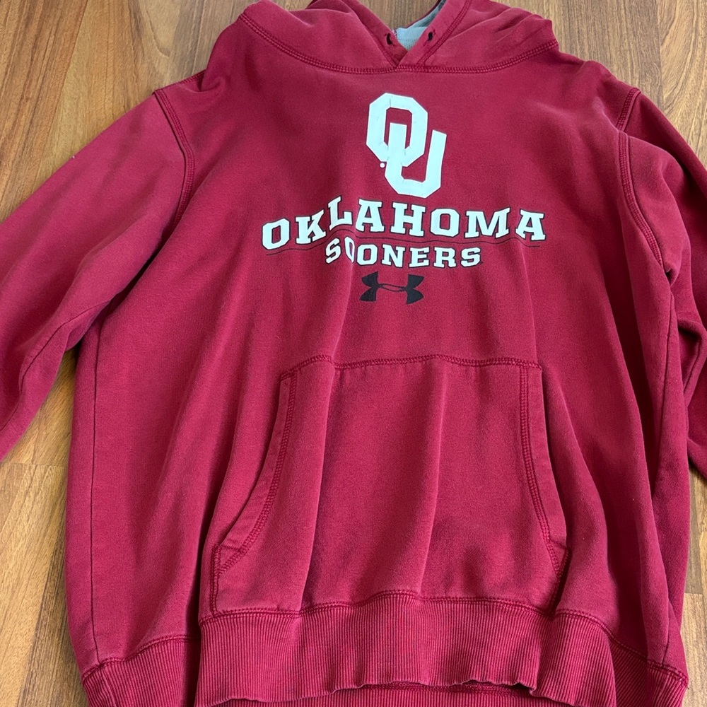 Under Armour Maroon Oklahoma Sooners Hoodie